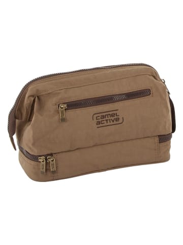 Camel Active Kulturbeutel "Journey" in Sand - (B)27 x (H)16 x (T)14 cm