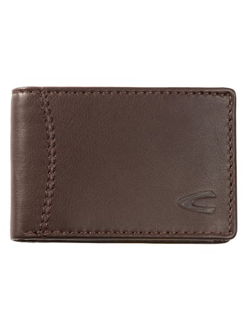 Camel Active Leder-Geldbörse "Cordoba" in Dunkelbraun - (B)11,5 x (H)8,5 x (T)2 cm