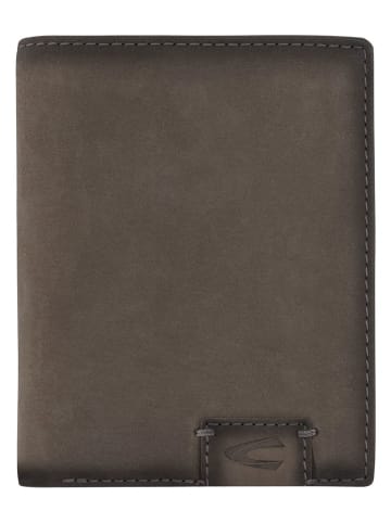 Camel Active Leder-Geldbörse "Dallas" in Grau - (B)12,5 x (H)10 x (T)1,5 cm