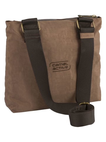 Camel Active Torebka "Journey" w kolorze beżowym - 27 x 26 x 11 cm