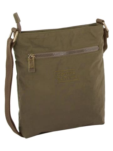 Camel Active Umhängetasche "Journey" in Khaki - (B)23 x (H)22 x (T)5 cm