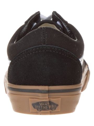 Vans Skórzane sneakersy w kolorze czarnym