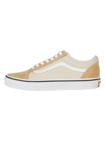 Vans Leren sneakers geel/beige