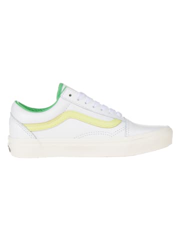 Vans Leren sneakers wit/geel