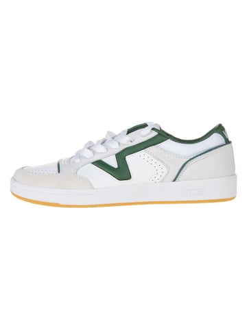 Vans Skórzane sneakersy w kolorze biało-zielonym