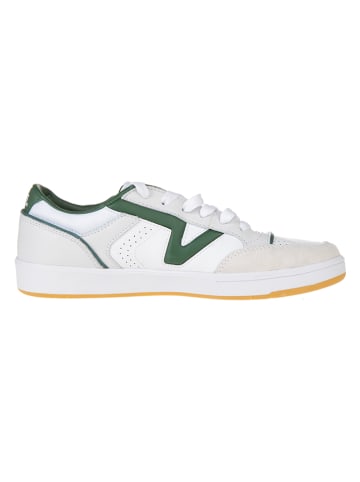 Vans Skórzane sneakersy w kolorze biało-zielonym