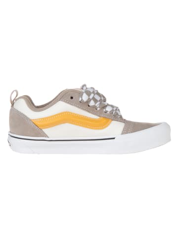Vans Leren sneakers beige/oranje