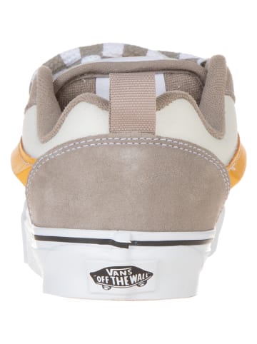 Vans Leren sneakers beige/oranje