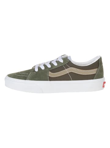 Vans Skórzane sneakersy w kolorze zielonym
