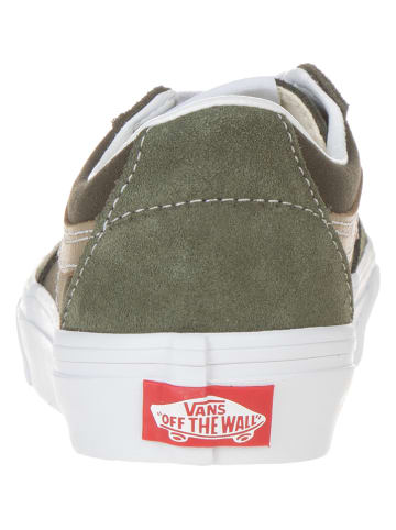 Vans Skórzane sneakersy w kolorze zielonym