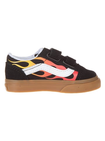 Vans Skórzane sneakersy w kolorze pomarańczowo-czarnym