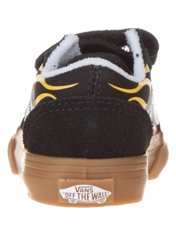 Vans Skórzane sneakersy w kolorze pomarańczowo-czarnym