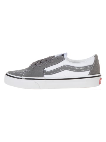 Vans Skórzane sneakersy w kolorze szarym