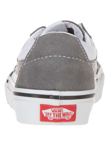 Vans Skórzane sneakersy w kolorze szarym