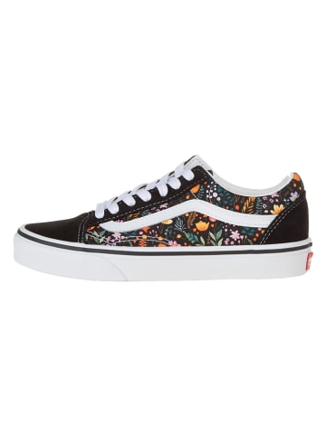 Vans Leren sneakers zwart/meerkleurig