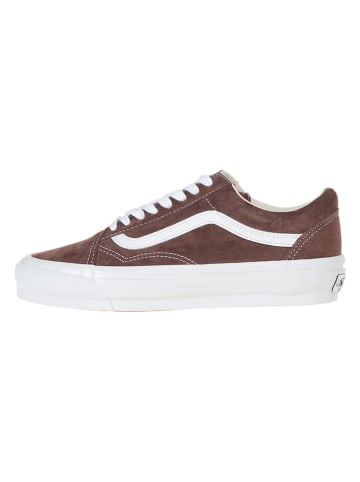 Vans Leren sneakers bruin