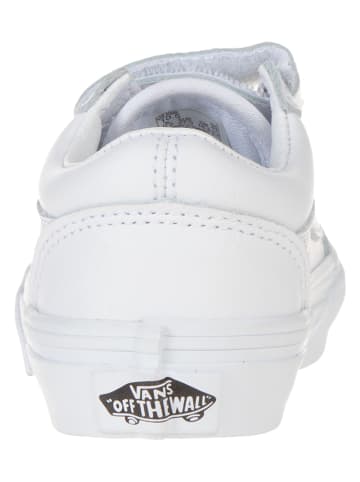 Vans Skórzane sneakersy w kolorze białym