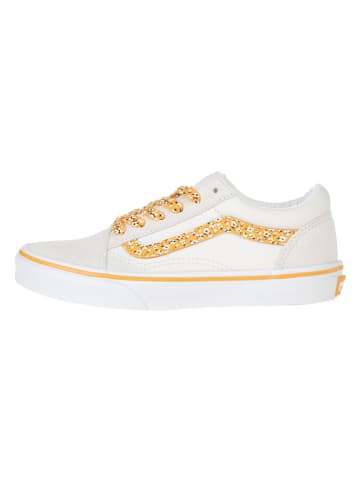Vans Leren sneakers wit/oranje