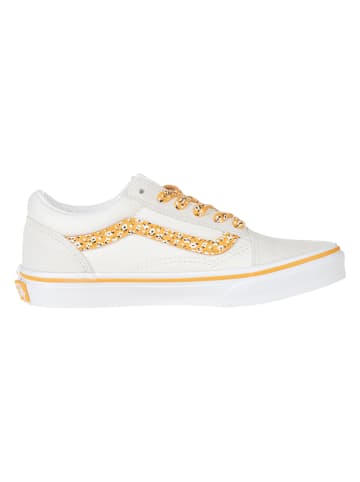 Vans Leren sneakers wit/oranje