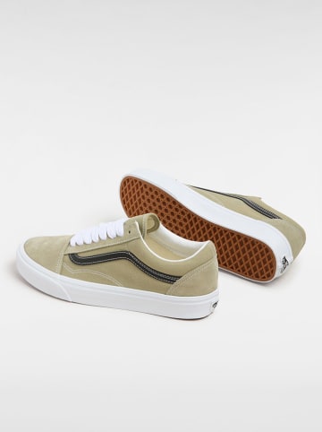 Vans Leren sneakers "Old Skool" kaki