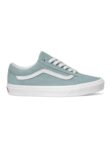 Vans Skórzane sneakersy "Old Skool" w kolorze turkusowym