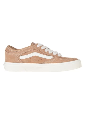 Vans Skórzane sneakersy w kolorze jasnobrązowym