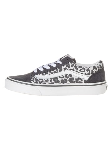 Vans Skórzane sneakersy w kolorze szarym
