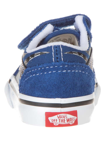 Vans Leren sneakers blauw