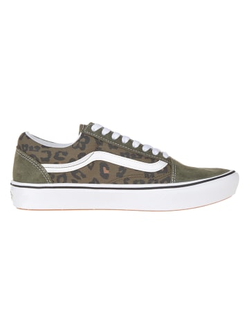 Vans Skórzane sneakersy w kolorze zielonym