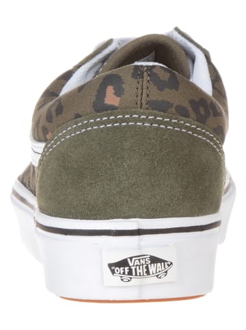 Vans Leder-Sneakers in Grün