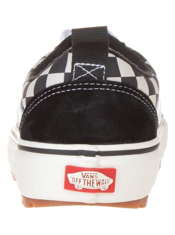 Vans Leren sneakers zwart/wit
