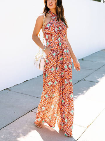LA Angels Jumpsuit in Orange/ Rot