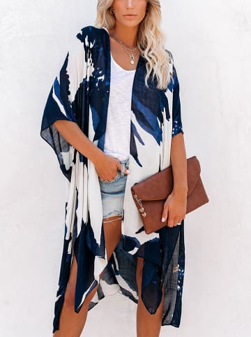LA Angels Kimono in Dunkelblau/ Weiß