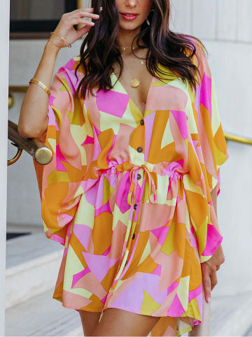 LA Angels Jurk roze/oranje