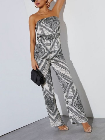 LA Angels Jumpsuit in Weiß/ Schwarz