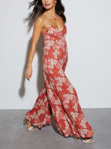 LA Angels Jumpsuit in Rot/ Creme
