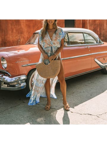 LA Angels Kleid in Beige/ Hellblau