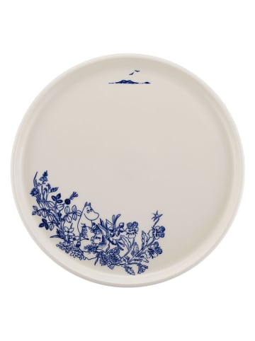 Moomin Speiseteller "Haru" in Weiß/ Blau - Ø 25 cm