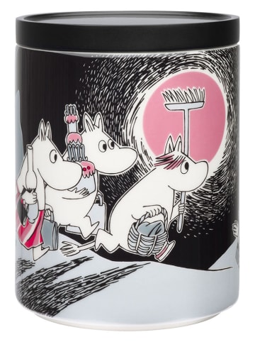 Moomin Pojemnik "Adventure Move" w kolorze szaro-czarnym - 1,2 l