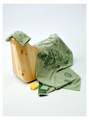 Moomin Gastendoek "Friends" groen - (L)50 x (B)30 cm