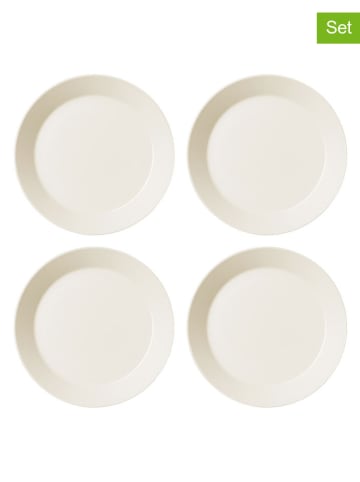 iittala 4er-Set: Dessertteller "Teema" in Creme - Ø 21 cm