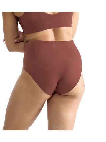 Sloggi Figi high waist "Zero Feel" w kolorze brązowym
