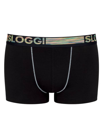 Sloggi 2er-Set: Boxershorts in Schwarz