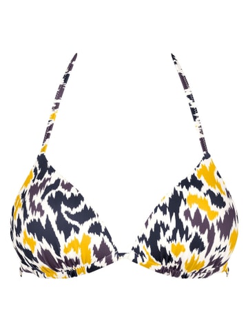 Sloggi Bikini-Oberteil in Schwarz/ Gold