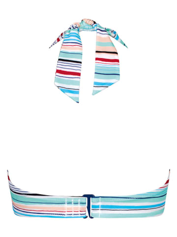 Sloggi Biustonosz bikini w kolorze błękitno-czerwonym