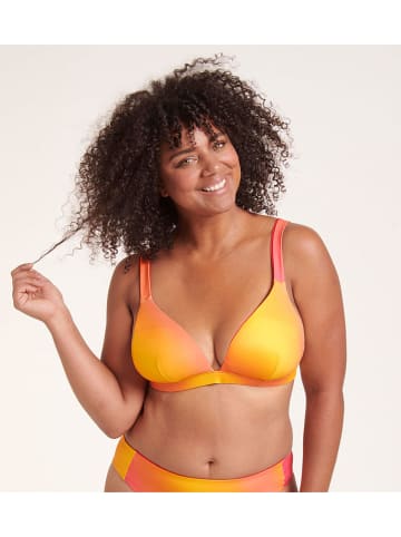 Sloggi Wende-Bikini-Oberteil in Pink/ Gelb