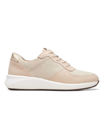Clarks Leder-Sneakers "Comb Un Rio" in Beige