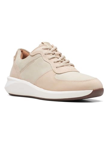 Clarks Leder-Sneakers "Comb Un Rio" in Beige