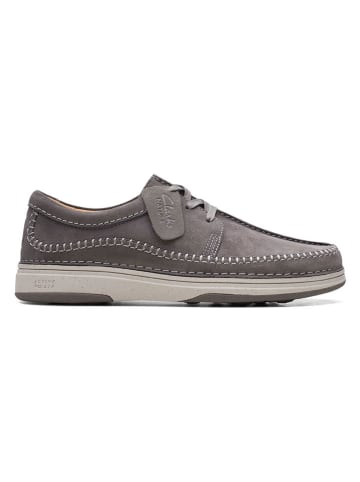 Clarks Leder-Mokassins "Nature 5" in Grau