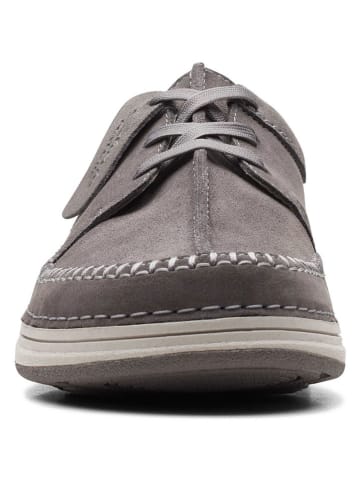 Clarks Leder-Mokassins "Nature 5" in Grau